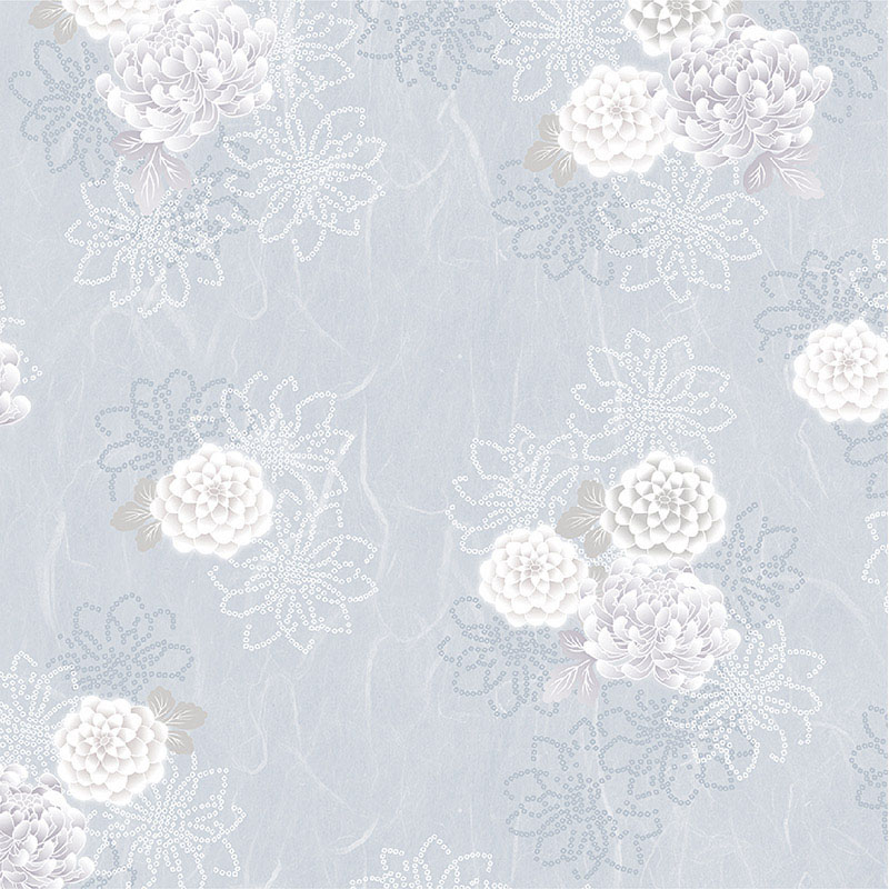 ササガワ 包装紙 菊凪 半才判 49-1808 50枚 1包(ご注文単位1包)【直送品】