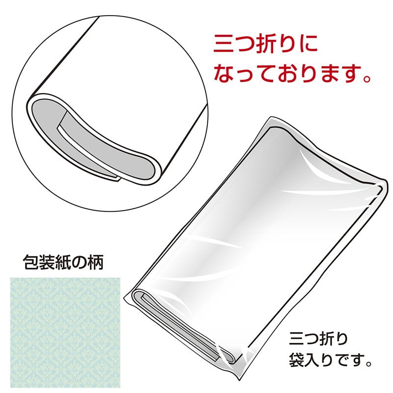 ササガワ 包装紙 ミルトブルー全判 49-2403 50枚 1包(ご注文単位1包)【直送品】