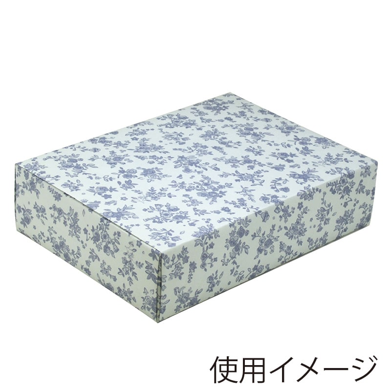 ササガワ 包装紙 ブルーフラワー 全判 49-2500 50枚 1包(ご注文単位1包)【直送品】