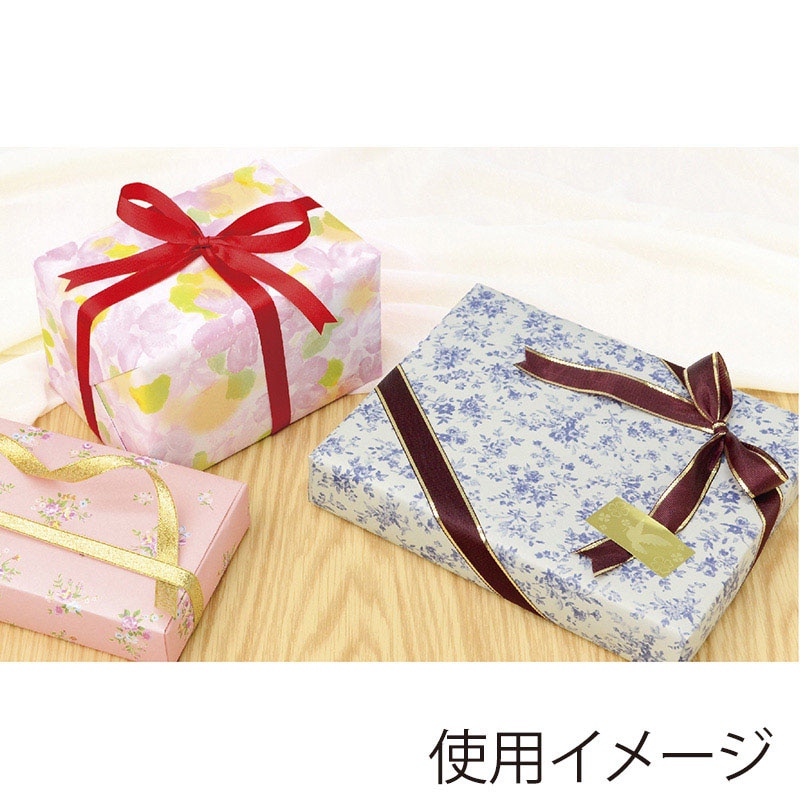 ササガワ 包装紙 レディローズ 全判 49-2501 50枚 1包(ご注文単位1包)【直送品】