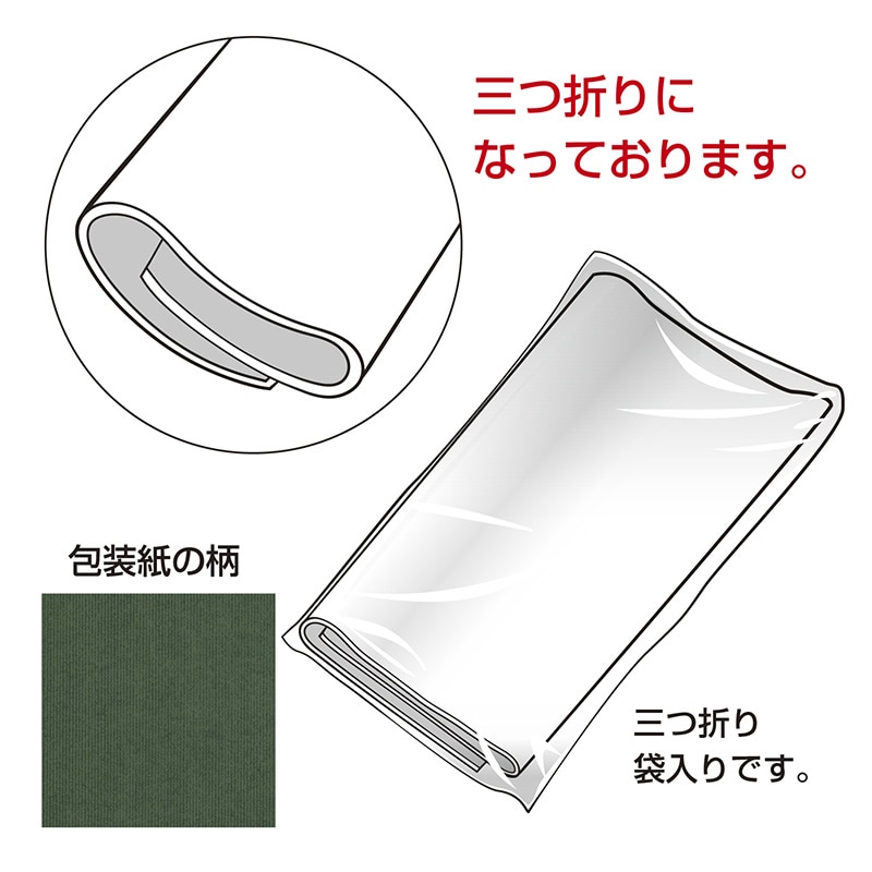 ササガワ 包装紙 ハトロン半才判 エメラルド 50枚 49-9122 1包(ご注文単位1包)【直送品】