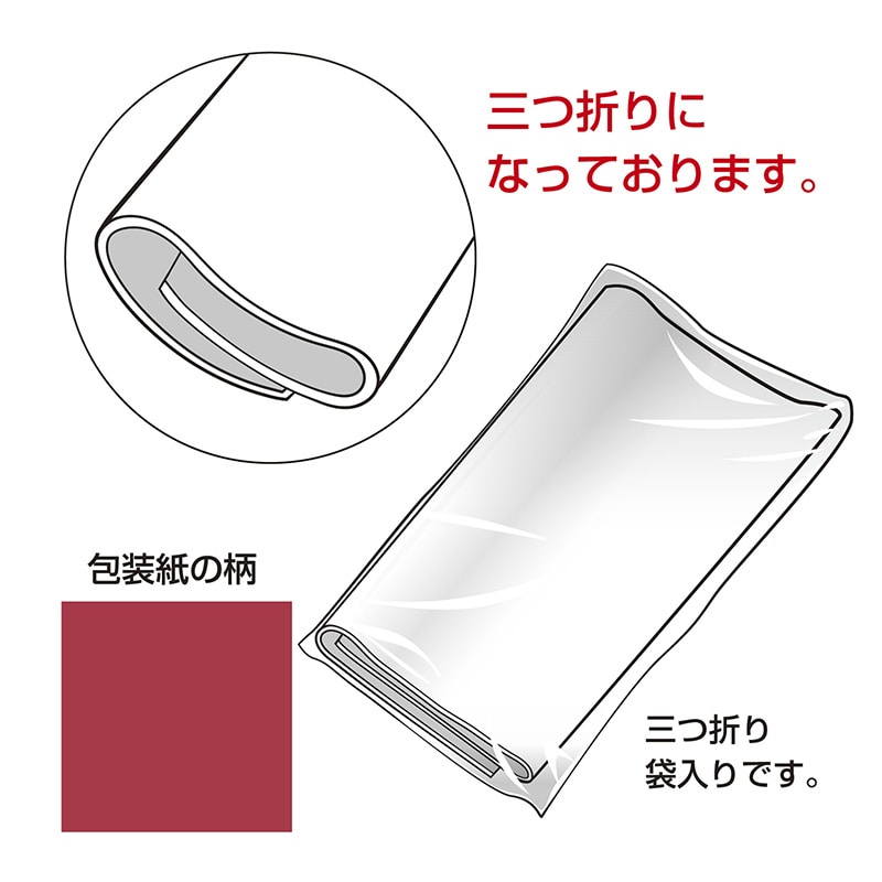 ササガワ 包装紙 半才判 レッドアップル 50枚 49-1213 1包(ご注文単位1包)【直送品】