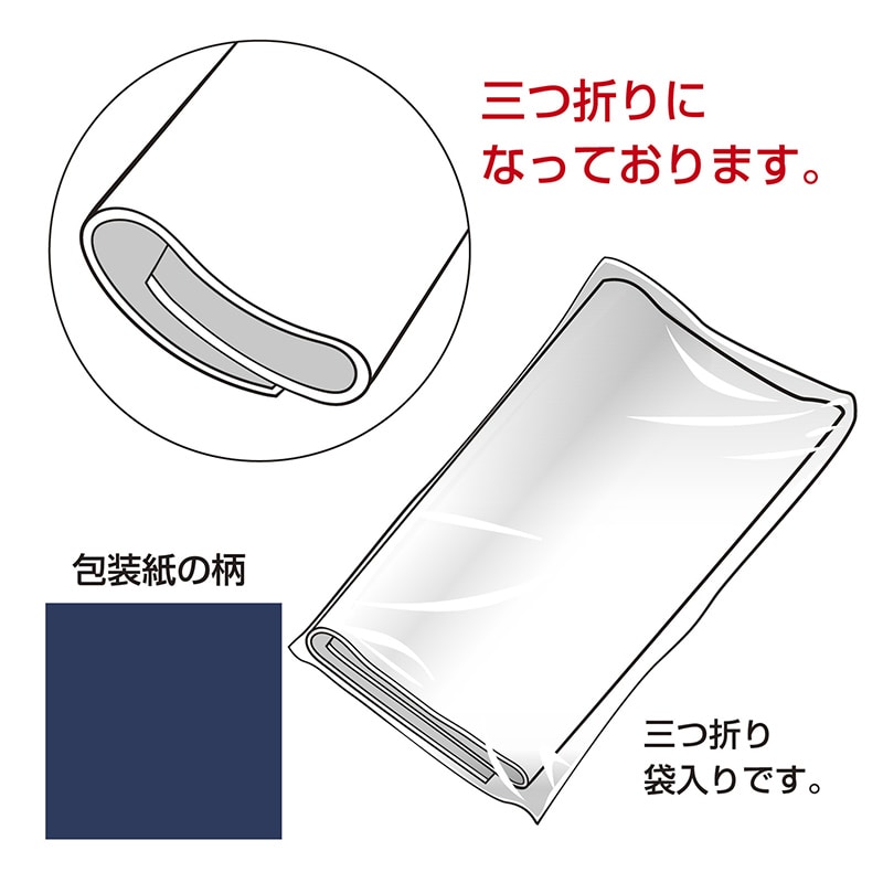 ササガワ 包装紙 半才判 カリビアンブルー 50枚 49-1217 1包(ご注文単位1包)【直送品】