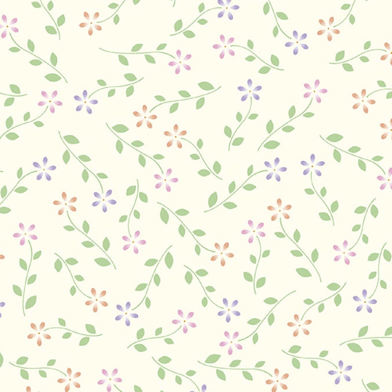 ササガワ 包装紙 半才判　プティフルール　10枚巻き 49-7554 1本（ご注文単位1本）【直送品】