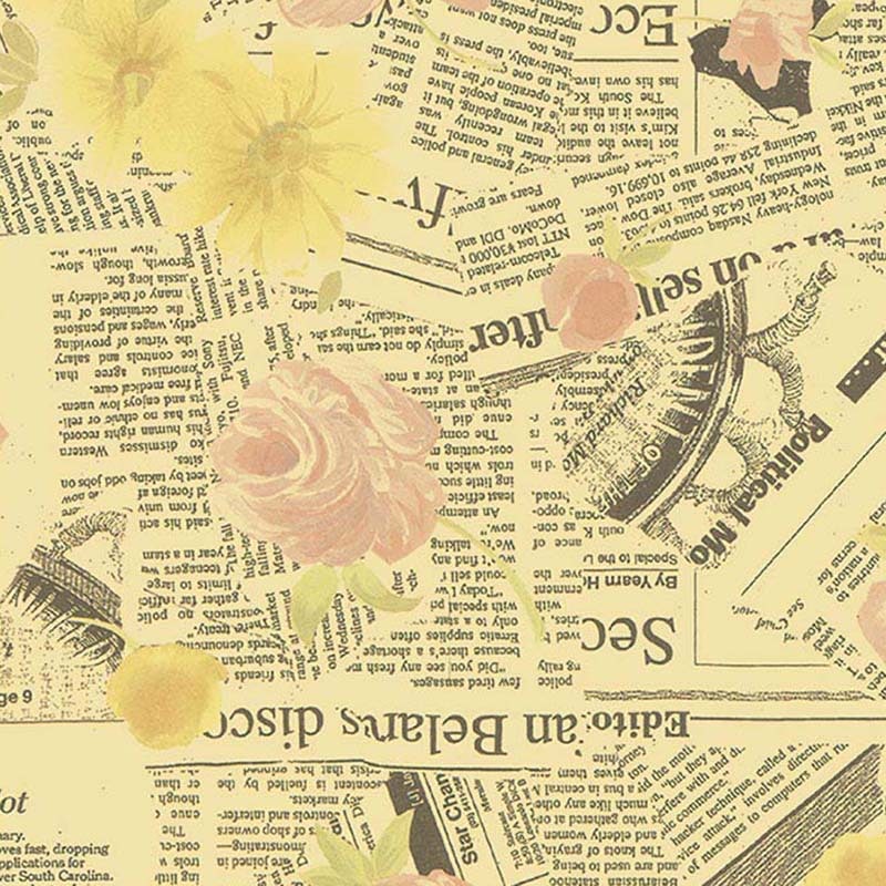 ササガワ 包装紙 半才判 タイムズフラワー 10枚巻き 49-7569 1本(ご注文単位1本)【直送品】