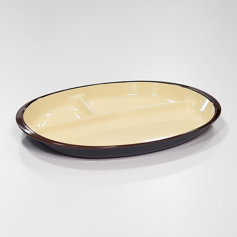 三義漆器店 樹脂容器　オーバルトレイ NV  1個（ご注文単位5個）【直送品】