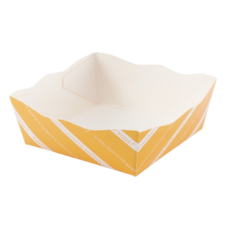 大黒工業 ビアン ココットトレー 70 オレンジ 50枚/袋(ご注文単位1袋)【直送品】