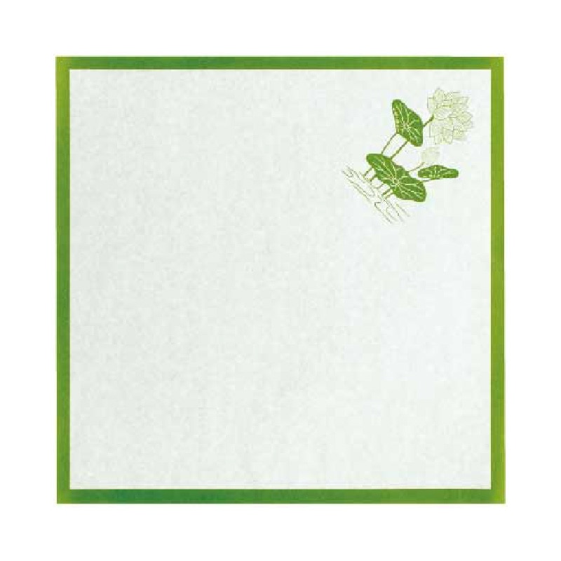 大黒工業 敷紙 [緑蓮] 5寸 1000枚/袋（ご注文単位1袋)【直送品】