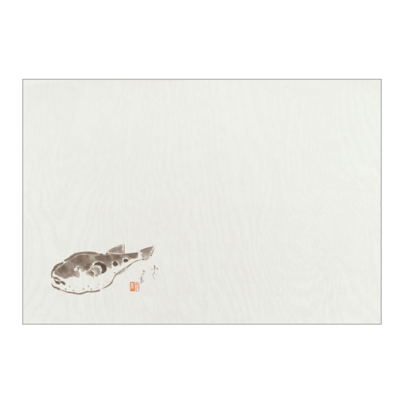 大黒工業 テーブルマット #612 ふぐ 100枚/袋（ご注文単位1袋)【直送品】