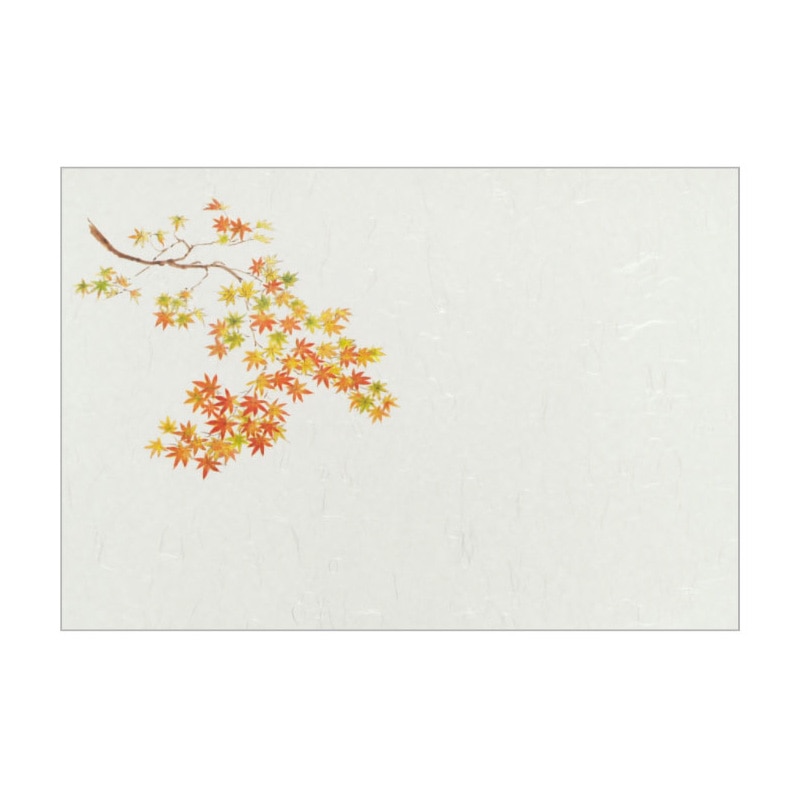 大黒工業 テーブルマット #923 モミジ 100枚/袋（ご注文単位1袋)【直送品】