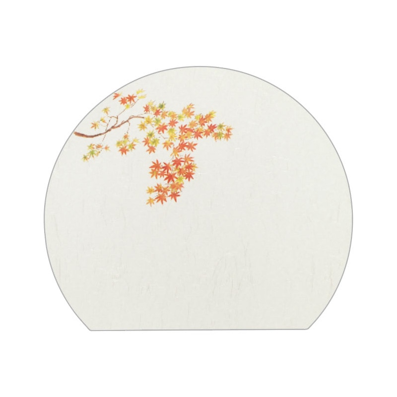 大黒工業 半月マット 341 紅葉 No.341 100枚/袋(ご注文単位1袋)【直送品】