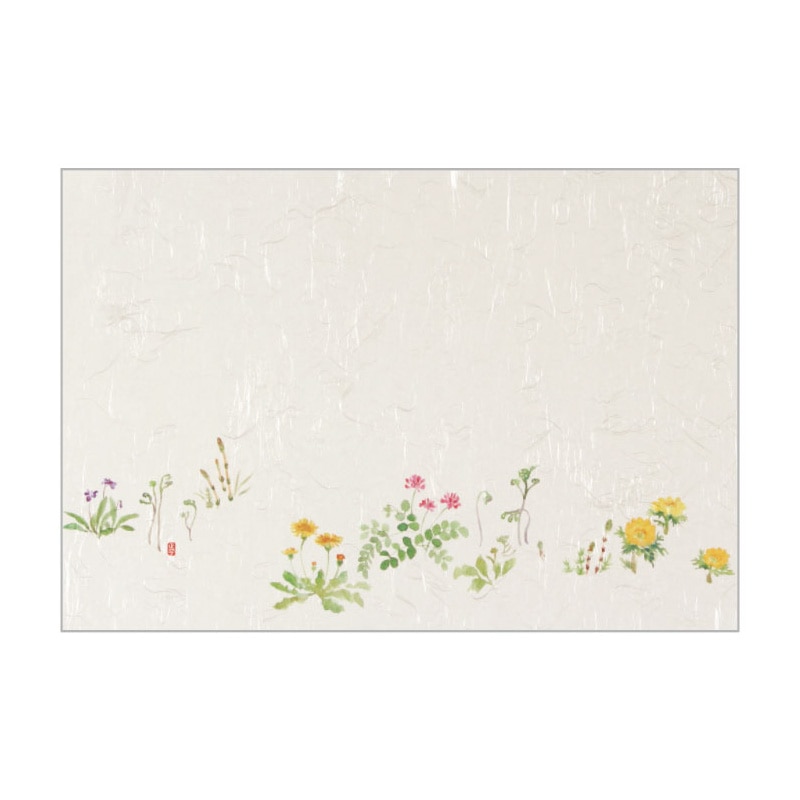 大黒工業 テーブルマット T-104 春の花1 100枚/袋(ご注文単位1袋)【直送品】