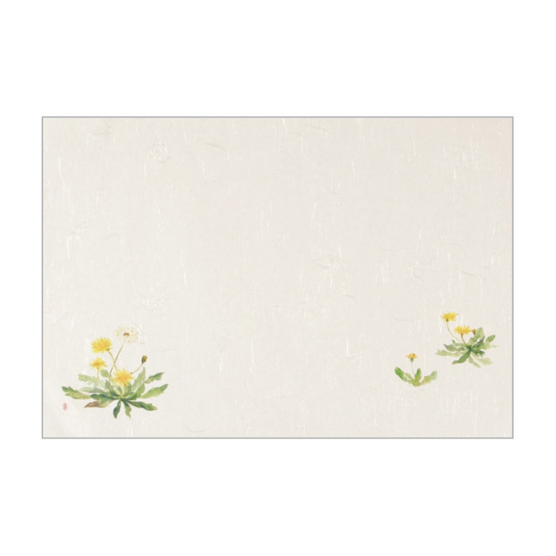 大黒工業 テーブルマット T-107 たんぽぽ 100枚/袋(ご注文単位1袋)【直送品】