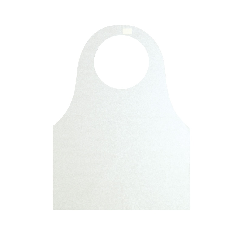 大黒工業 紙エプロン さっとエプロン 無地 L 200720 100枚/束(ご注文単位20束)【直送品】