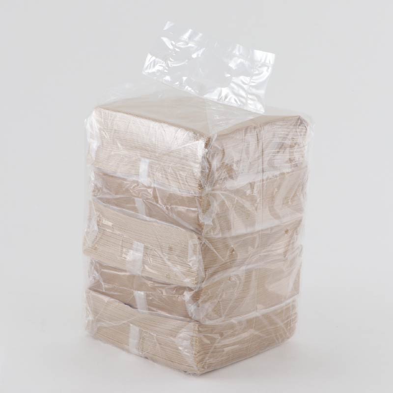 大黒工業 未晒ナプキン紙 四ツ折 500枚パック 500枚/袋(ご注文単位1袋)【直送品】