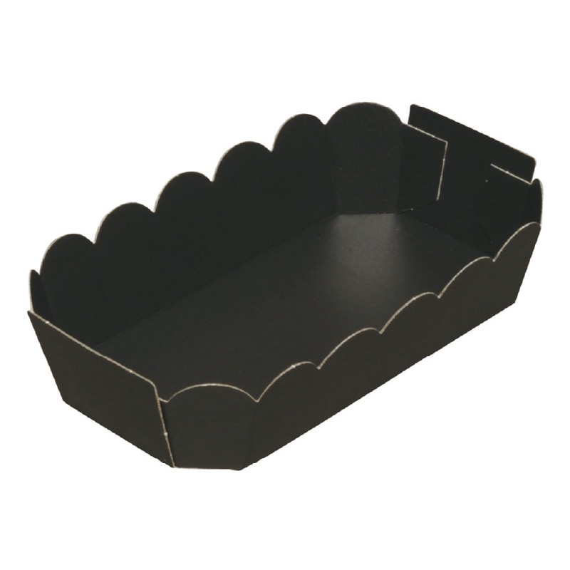 大黒工業 テーパートレー AT-9 ブラック 50枚/袋（ご注文単位1袋)【直送品】