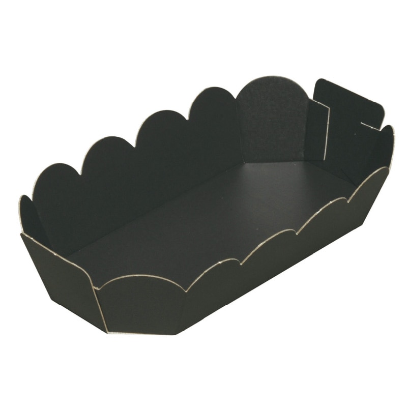 大黒工業 テーパートレー AT-8 ブラック 50枚/袋（ご注文単位1袋)【直送品】