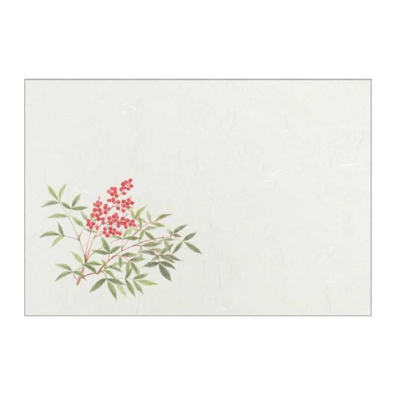 大黒工業 テーブルマット 766 南天 No.766  100枚/袋（ご注文単位1袋)【直送品】