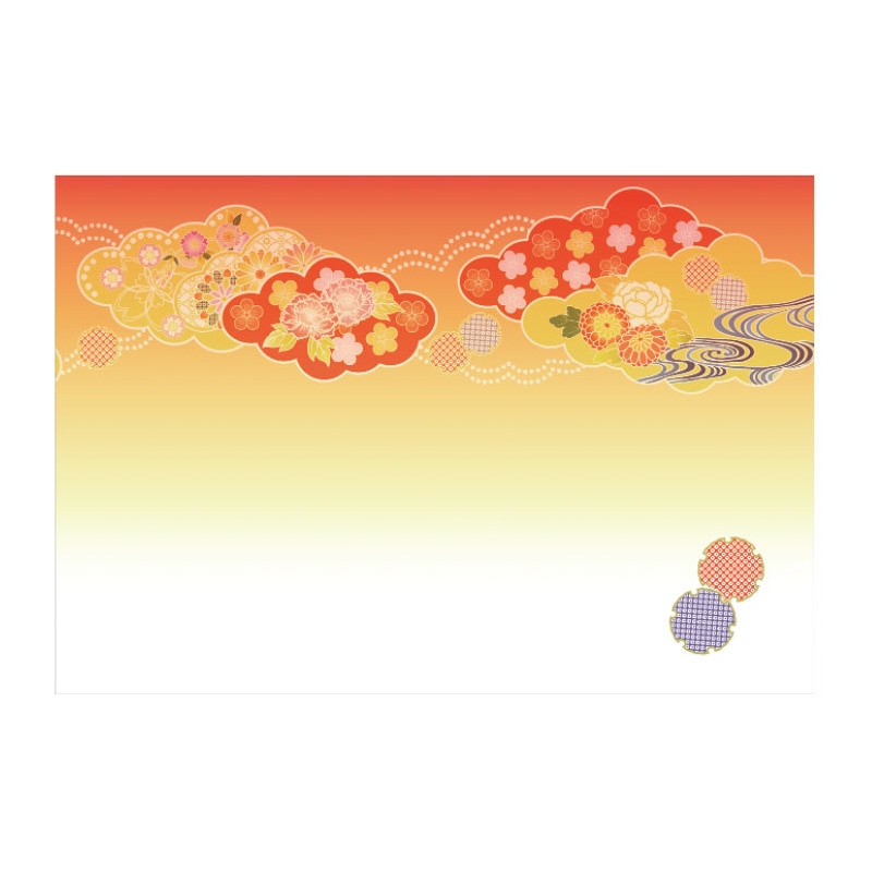 大黒工業 Eテーブルマット 112 雲取り 絢爛 No.112  100枚/袋（ご注文単位1袋)【直送品】