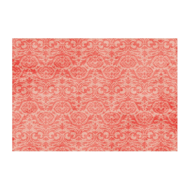 大黒工業 Eテーブルマット124 ダマスクスカーレット No.124  100枚/袋（ご注文単位1袋)【直送品】