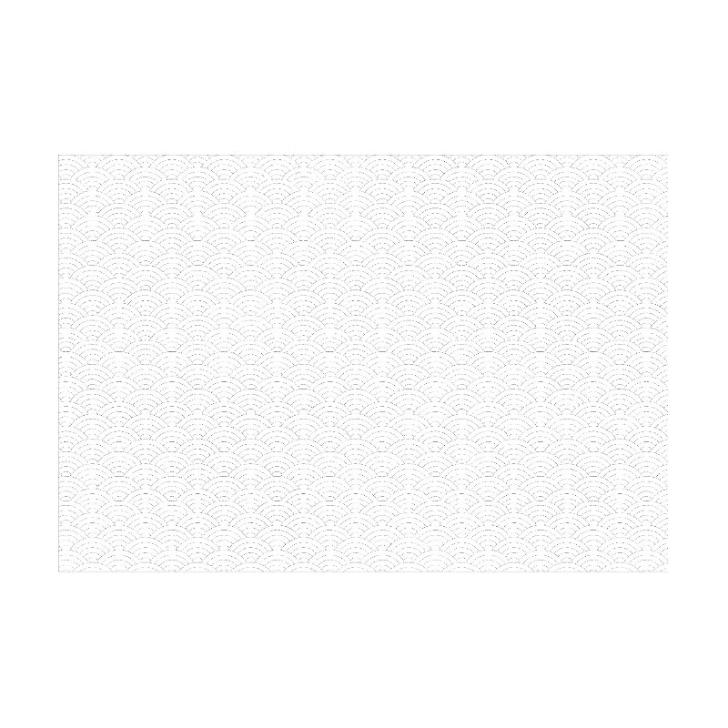 大黒工業 Eテーブルマット 128 淡墨 青海波 No.128  100枚/袋（ご注文単位1袋)【直送品】