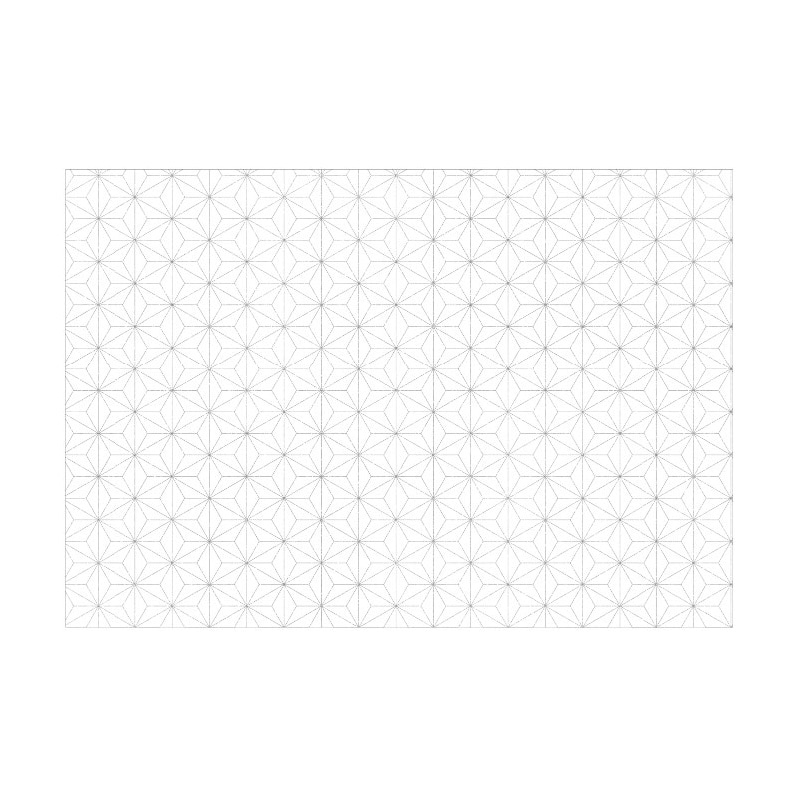 大黒工業 Eテーブルマット 129 淡墨 麻の葉 No.129 100枚/袋（ご注文単位1袋)【直送品】