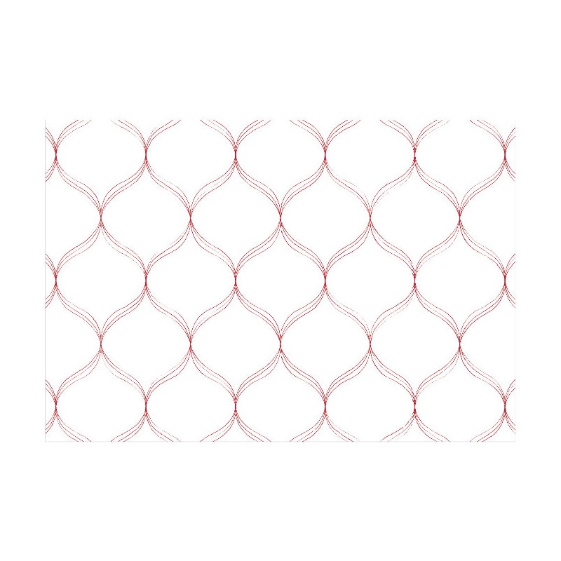 大黒工業 Eテーブルマット 136 ルージュ シェープ No.136  100枚/袋（ご注文単位1袋)【直送品】