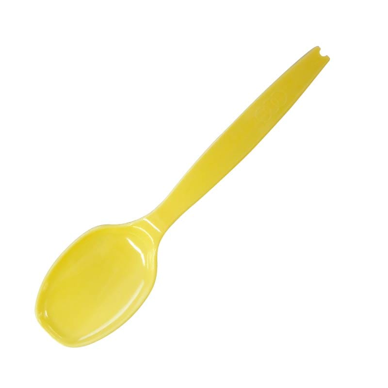 大黒工業 スプーン#130 黄 バラ 500本/袋（ご注文単位1袋)【直送品】