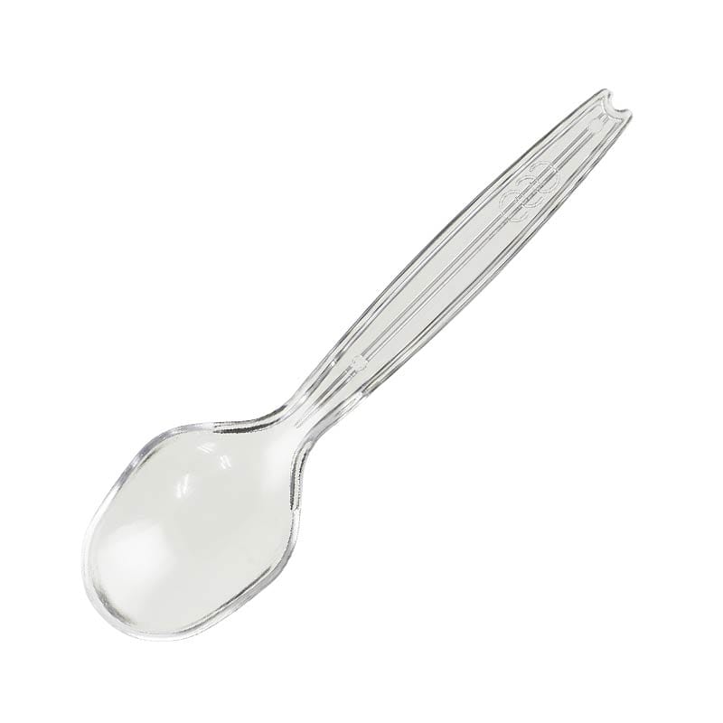 大黒工業 丸スプーン#100 透明 バラ 1000本/箱（ご注文単位1箱)【直送品】