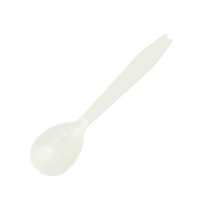 大黒工業 スープスプーン#120 白 バラ 500本/袋（ご注文単位1袋)【直送品】