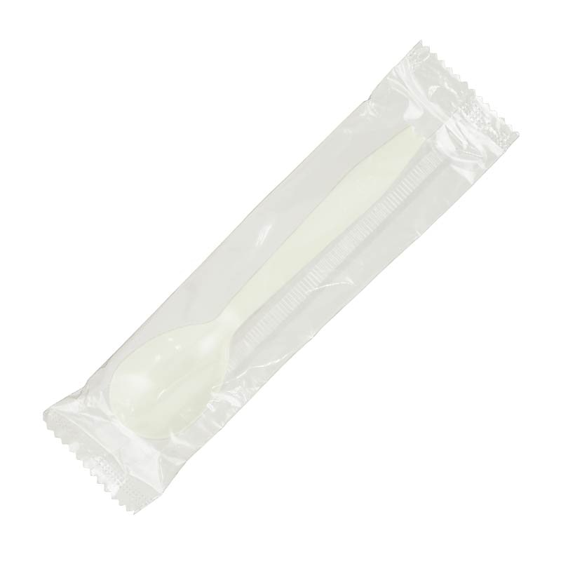 大黒工業 スープスプーン#120 白 単袋 500本/袋（ご注文単位1袋)【直送品】