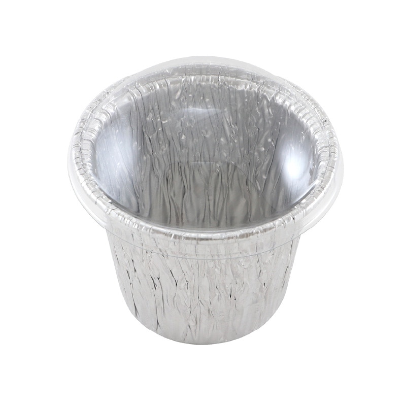 大黒工業 アルミ容器 3405-P 約120ml 10枚包装(蓋付)/パック（ご注文単位1パック)【直送品】