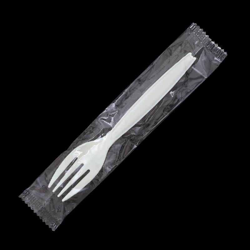 大黒工業 フォーク#140 白 単袋 500本/袋（ご注文単位1袋)【直送品】