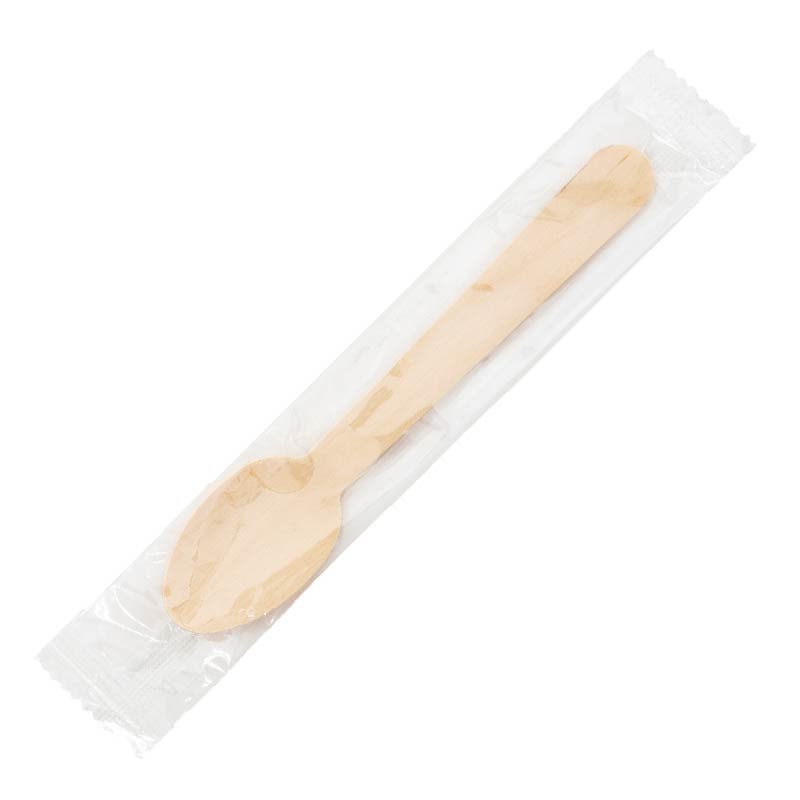 大黒工業 木製スプーン#140 単袋 500本/袋(ご注文単位1袋)【直送品】