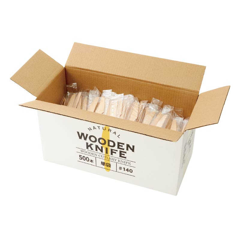 大黒工業 木製ナイフ #140 単袋 500本箱入 500本/袋（ご注文単位1袋)【直送品】