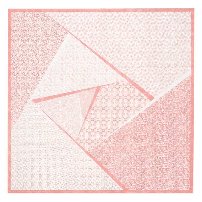 風呂敷 結べる紙ふろしき 90cm角 紅梅 20枚/袋