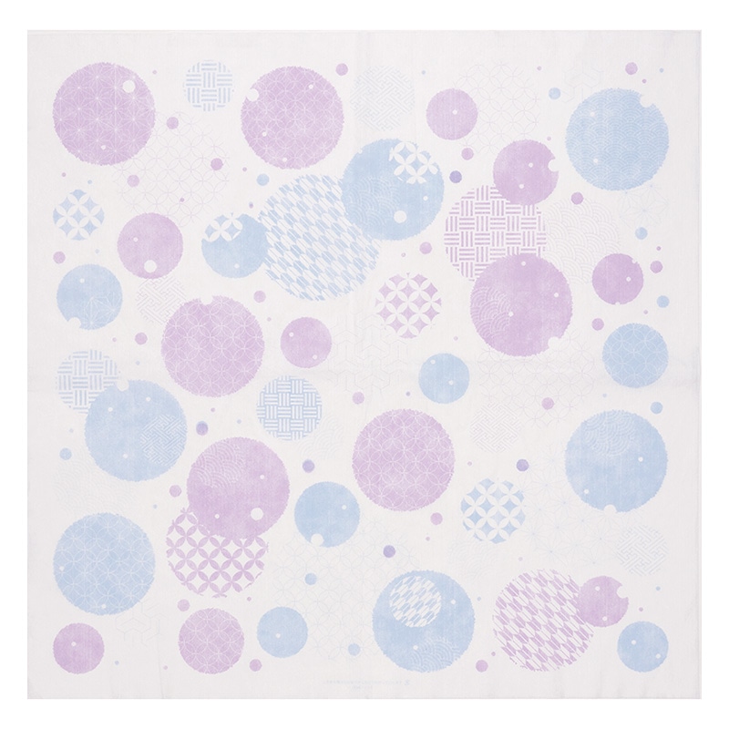 風呂敷 結べる紙ふろしき 75cm角 和柄ドット 20枚/袋