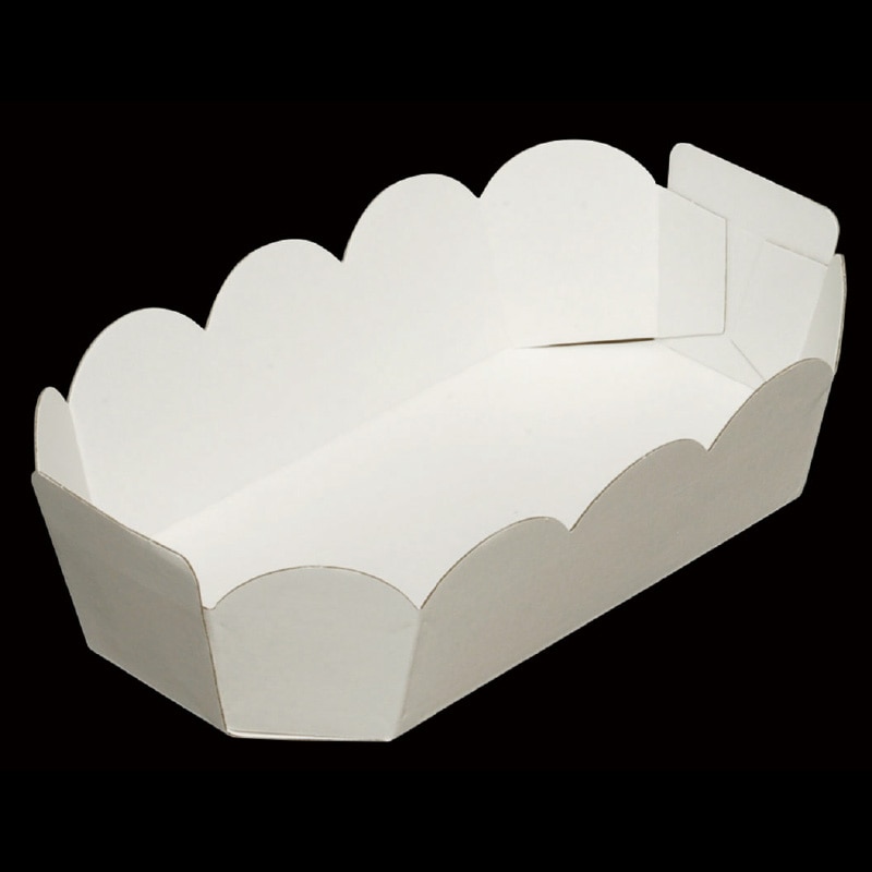 大黒工業 テーパートレー AT-6 ホワイト 50枚/袋（ご注文単位1袋)【直送品】