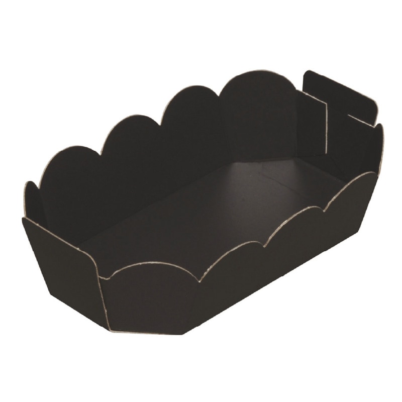 大黒工業 テーパートレー AT-6 ブラック 50枚/袋（ご注文単位1袋)【直送品】