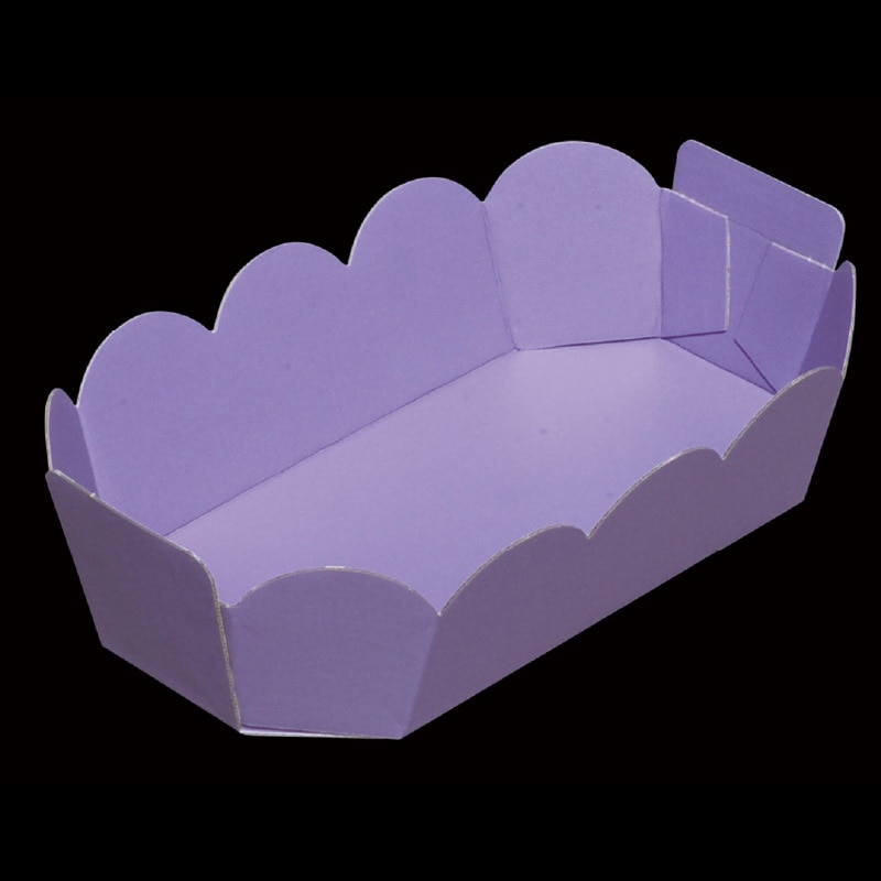 大黒工業 テーパートレー AT-6 パープル 50枚/袋（ご注文単位1袋)【直送品】