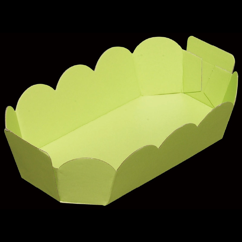 大黒工業 テーパートレー AT-6 グリーン 50枚/袋（ご注文単位1袋)【直送品】