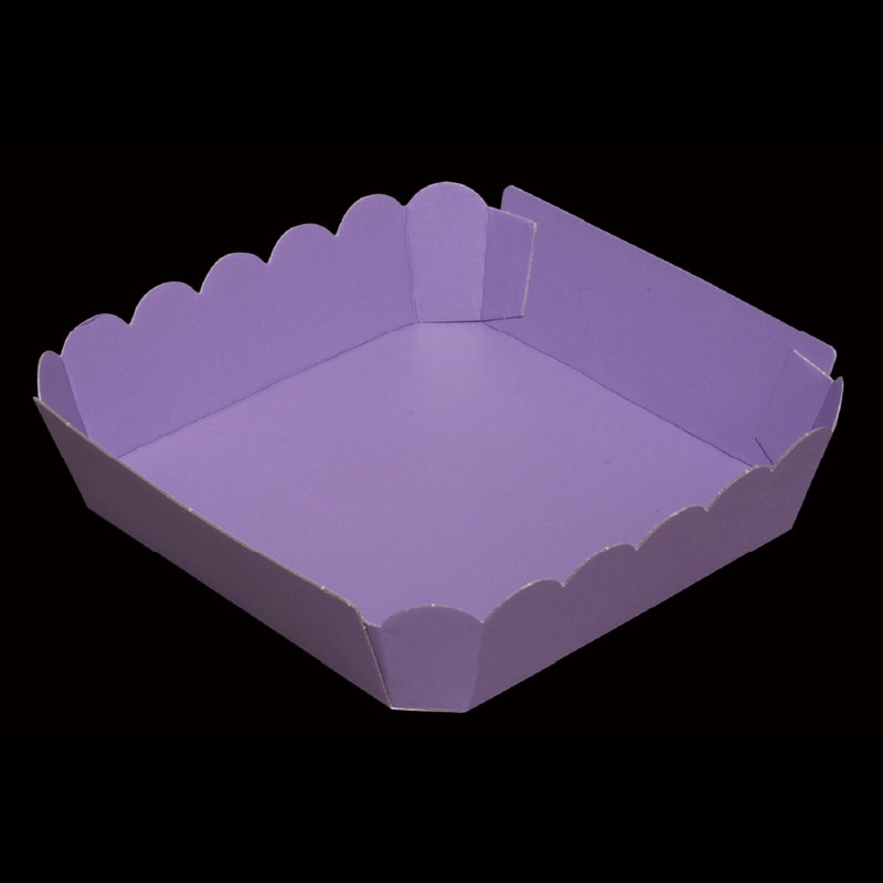 大黒工業 テーパートレー AT-5 パープル 50枚/袋（ご注文単位1袋)【直送品】