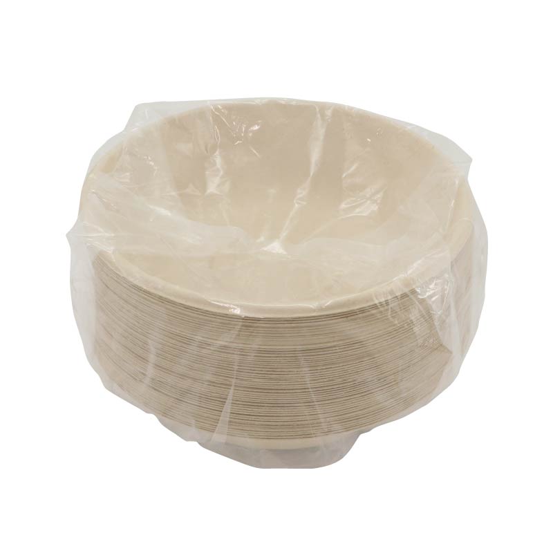 大黒工業 未晒バガスボウル　φ16cm 440ml　50枚入 3290064 50枚/袋（ご注文単位1袋）【直送品】