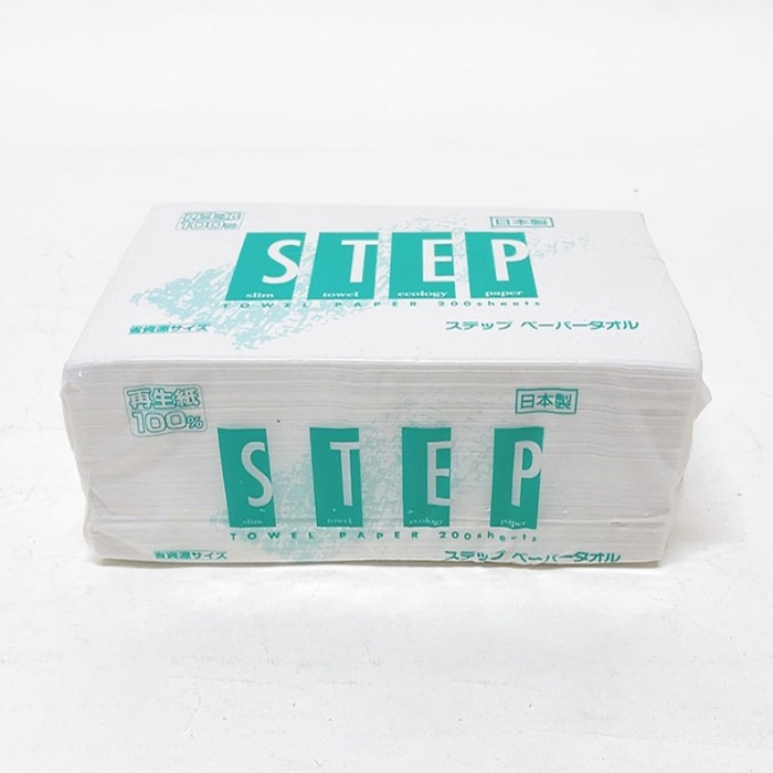 太洋紙業 ペーパータオル　ステップ スリム　200枚  1個（ご注文単位72個）【直送品】
