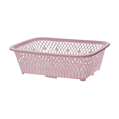 脱衣カゴ　大　カゴのみ　ピンク W560×L420×H160mm  1個（ご注文単位1個）【直送品】