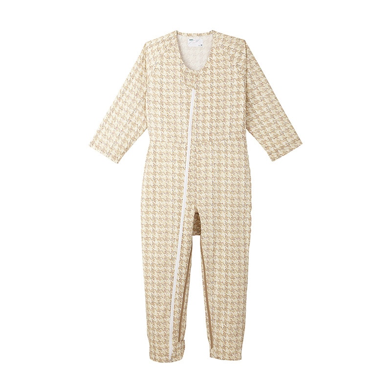 介護ねまき コンビネーション2 フルオープン型 5638-A S チドリベージュ 1枚(ご注文単位1枚)【直送品】