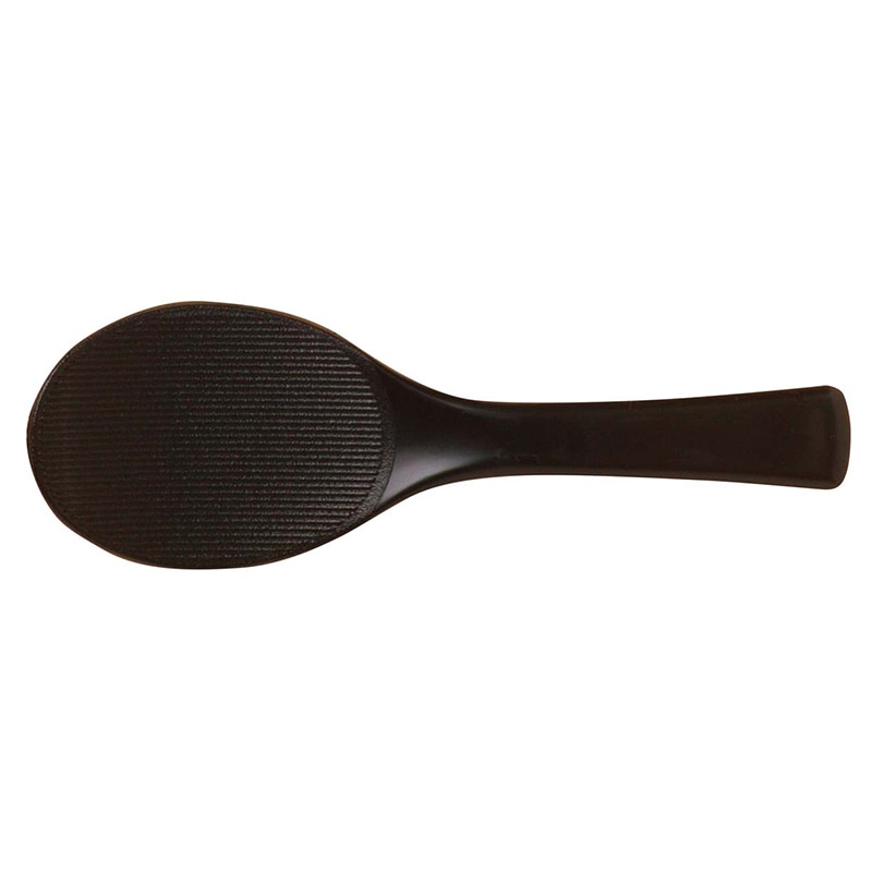 花井化成 魔法のしゃもじ　溝付　ブラック　大　20.5cm   1個（ご注文単位1個）【直送品】