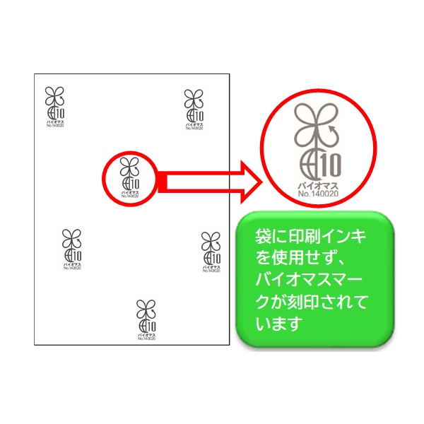中川製袋化工 バイオ規格袋 バイオじゃけん10 05 No.9 100枚/袋(ご注文単位60袋)【直送品】