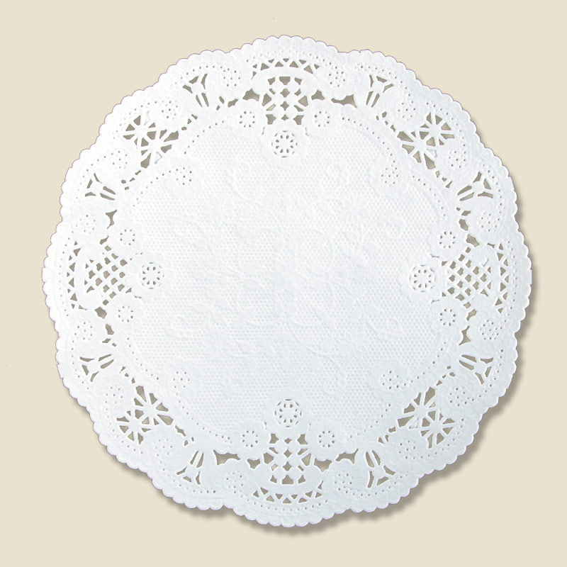 日本サンレオ レースペーパー　丸型 ＃6　24枚入  1束（ご注文単位180束）【直送品】