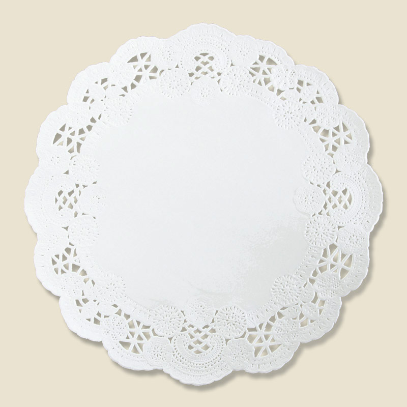 日本サンレオ レースペーパー　丸型 ＃7　24枚入  1束（ご注文単位180束）【直送品】